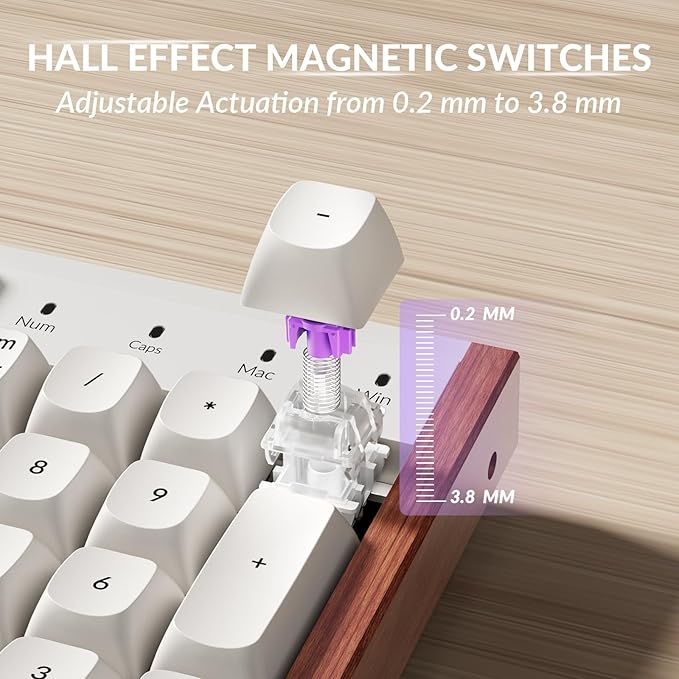Keychron K10 HE Full-Size Hall Effect Keyboard Wireless, Rapid Trigger