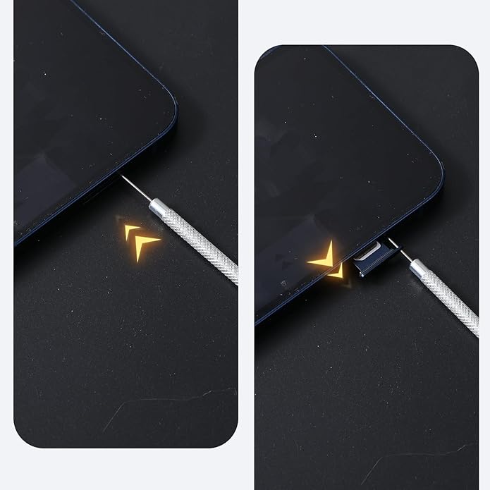 AOZUO 16 Pcs SIM Card Removal Pin, SIM Card Tray Ejector Pins Removal Opening Tool Watch Chain Link Remover Pin Tools Smartphone Ejector Pins Needle Remover for Cell Phone Opener