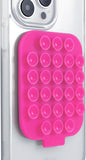 Sonix | Magnetic Silicone Suction Cup Phone Mount for iPhone | Compatible with MagSafe | Bright Fluorescent Pink | Hot Pink