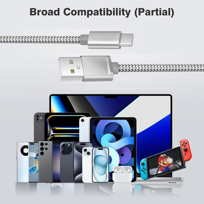 Elebase for iPhone 17 17e Pro Max USBC Charging Cable 1.5/3.3/6.6FT 3Pack