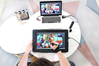 15.6" Drawing Tablet with Screen XPPen Artist 15.6 Pro Tilt Support Graphics Tablet Full-Laminated Red Dial (120% sRGB) Drawing Monitor Display 8192 Levels Pressure Sensitive & 8 Shortcut Keys