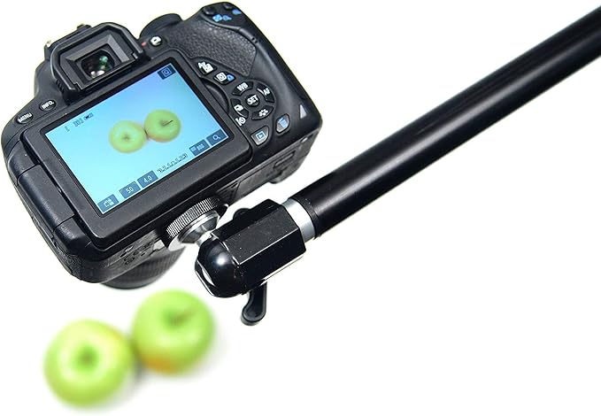 Glide Gear OH 50 Overhead Mount – DSLR, iPhone – 36" Arm, Tripod Extension, Ball Head, Heavy-Duty Metal