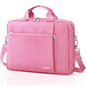 Ferkurn Laptop Bag Case for Women Men Computer Bag Compatible with HP Envy Pavilion Omen/LG Gram/MSI/Dell Inspiron XPS/Lenovo/Acer, Shoulder Strap Carrying Messenger Briefcase, Pink, 15.6 16 Inch