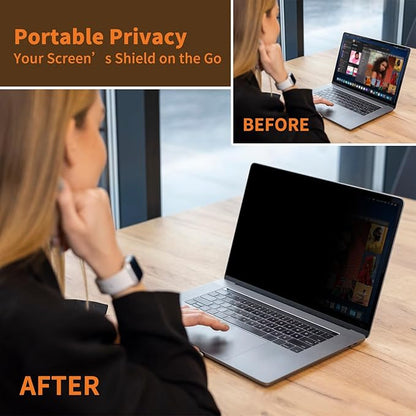 Privacy Screen for MacBook Pro 14 Inch (2021-2024, M1, M2, M3, M4), Removable Anti-Spy Filter for Mac Pro 14.2", Eye Protection HD Anti-Scratch