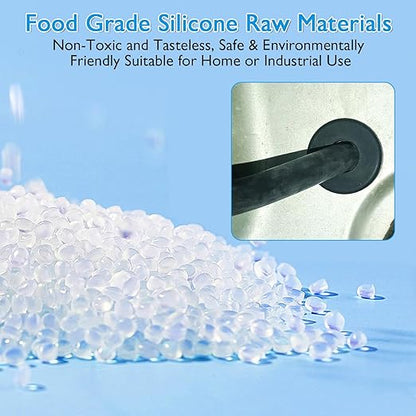 6 Pcs 1" Drill Hole, 5/8" ID Silicone Rubber Grommets for Wiring, Automotive Firewall Hole Plug, Top Hat Grommets for Vinyl Tubing in Hydroponic and Irrigation Systems Metal Wall Drywall