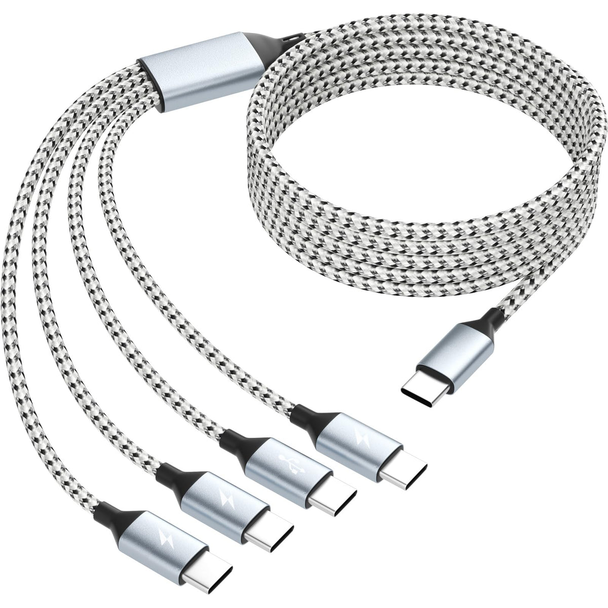 Travel Essentials Multi Charging Cable, USB Cable Universal Charger, 2Pc4FT