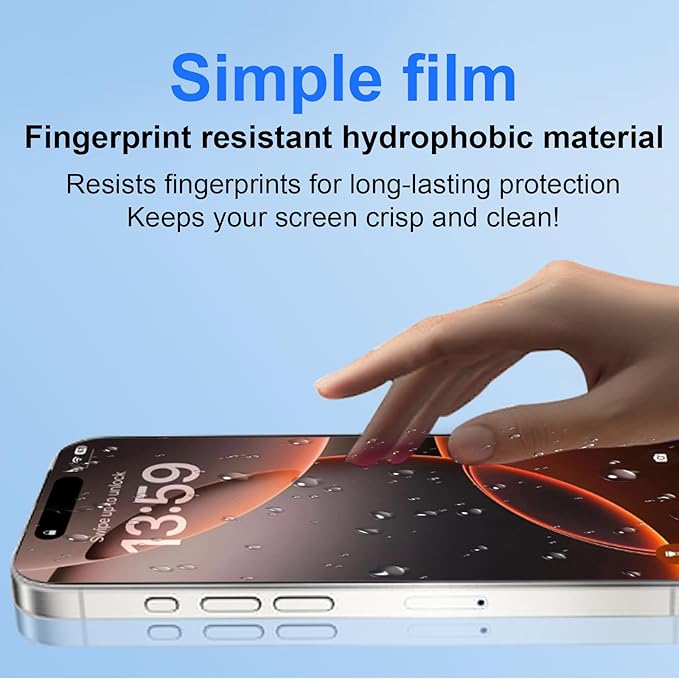 OneFish Full Edge Coverage Tempered Glass Screen Protector for IPhone 15 Plus/IPhone 14 Pro Max 6.7 inch 2 Pack Edge Reinforcement, Self-Aligning Installation, Case Friendly HD Screen Protectors