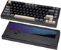 KEEBMONKEY WOBKEY Rainy 75 CNC Aluminum HMX/JWK/Cocoa Switches Triple-Mode Connectivity Mechanical Keyboard with Superior Acoustics, RGB/FR4/Silver SUS304/7000mAh/Cocoa Switch (Pro - Red Velvet)