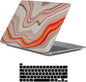 LanBaiLan Compatible for MacBook Pro 13 inch with Touch Bar 2022 2020 2019 2018 2017 2016, M1 M2 A2338 A2289 A2251 A2159 A1989 A1706 A1708 Laptop Protective Case & Keyboard Cover, Multicolor Marble