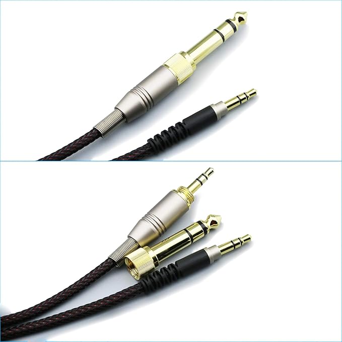 NewFantasia Replacement Audio Upgrade Cable Compatible with Audio-Technica ATH-M50xBT, ATH-AR3BTBK, ATH-SR50BT, ATH-ANC9, ATH-ANC7B, ATH-SR5BTBK, ATH-S700BT Headphones 2meters/6.6ft