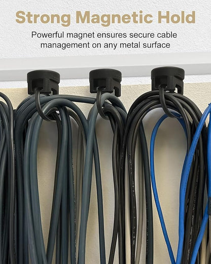 Alffun Magnetic Cable Clips Zip Tie Mount Base