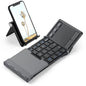 iClever BK08 Foldable Keyboard with Touchpad for Phone and Tablet, Gray
