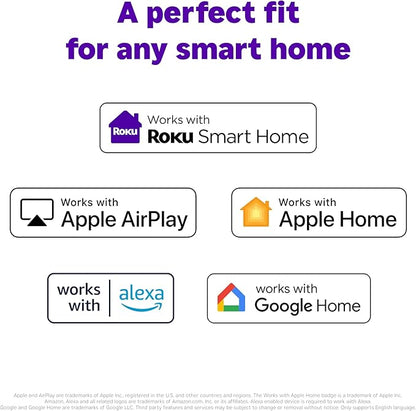 Roku Streambar SE | 2-in-1 TV Soundbar with Built-in 4K/HD/HDR Streaming, Premium Speakers, & Enhanced Speech Clarity for Crisp, Clear Dialogue - Quick Guided Simple Setup