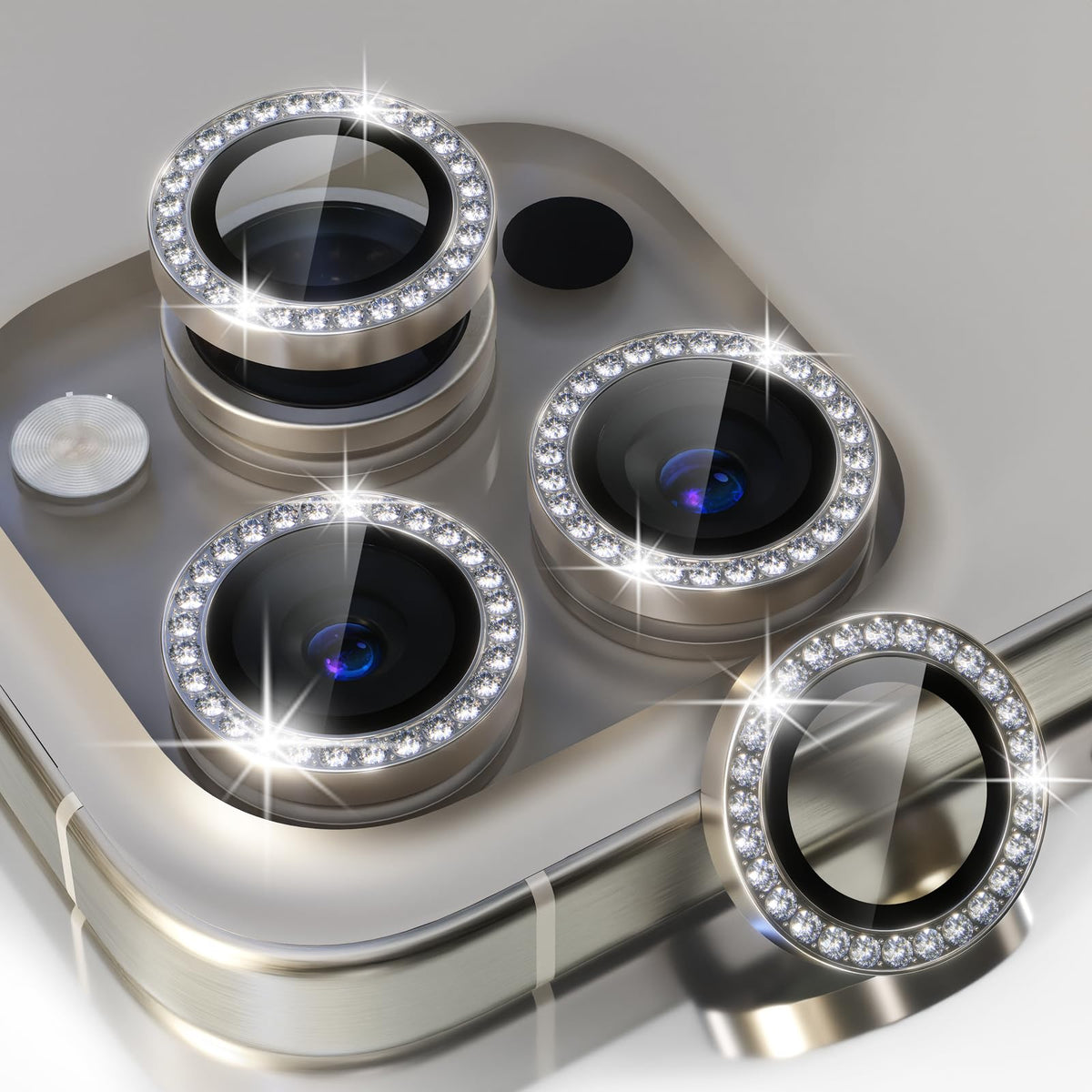 Choiche for iPhone 15 Pro/iPhone 15 Pro Max Camera Lens Protector