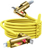 LISEN 6.6FT 240W 4-in-1 Multi Charging Cable, USB A/C to C/L, Yellow, for iPhone 16/15/14 Pro Max/MacBook/iPad Pro/Samsung Galaxy