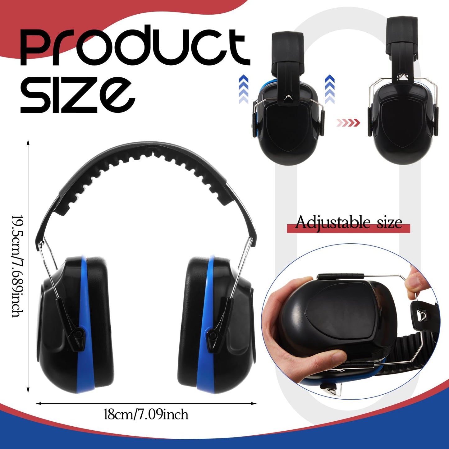 Amylove 12 Pcs Kids Ear Protection Noise Cancelling Headphones Ear Muffs Bulk 27db Adults Shooting Earmuffs Noise Reduction Hearing Protection for Gun Range