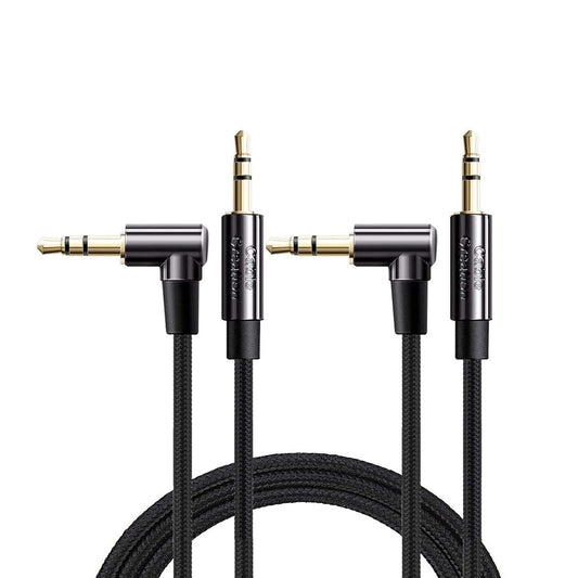 CableCreation 2-Pack 3.5mm Aux Cable 3FT/0.9m,3.5mm HiFi Stereo Audio Cable