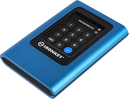 Kingston IronKey Vault Privacy 80 1.92TB External SSD | FIPS 197 | XTS-AES 256GB Encrypted | Touch Screen PIN | Secure Data Protection | IKVP80ES/1920G
