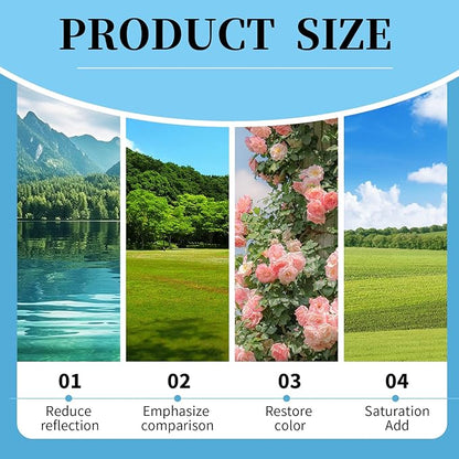 52mm CPL Filter for Phone Camera Clip Kit, Universal Phone Polarizing Filter Attachment Compatible with iPhone 16/15 / 14/13 Series, Polarizer to Enhance Vibrant Color and Reduce Glare