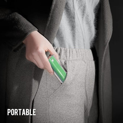 CLICK CLEAN Screen Cleaner, Fingerprint Proof Screen Cleaner Spray, All-in-One Cleaner with Microfiber and Shell for All Phones, Laptop and Tablet Screens (Green)
