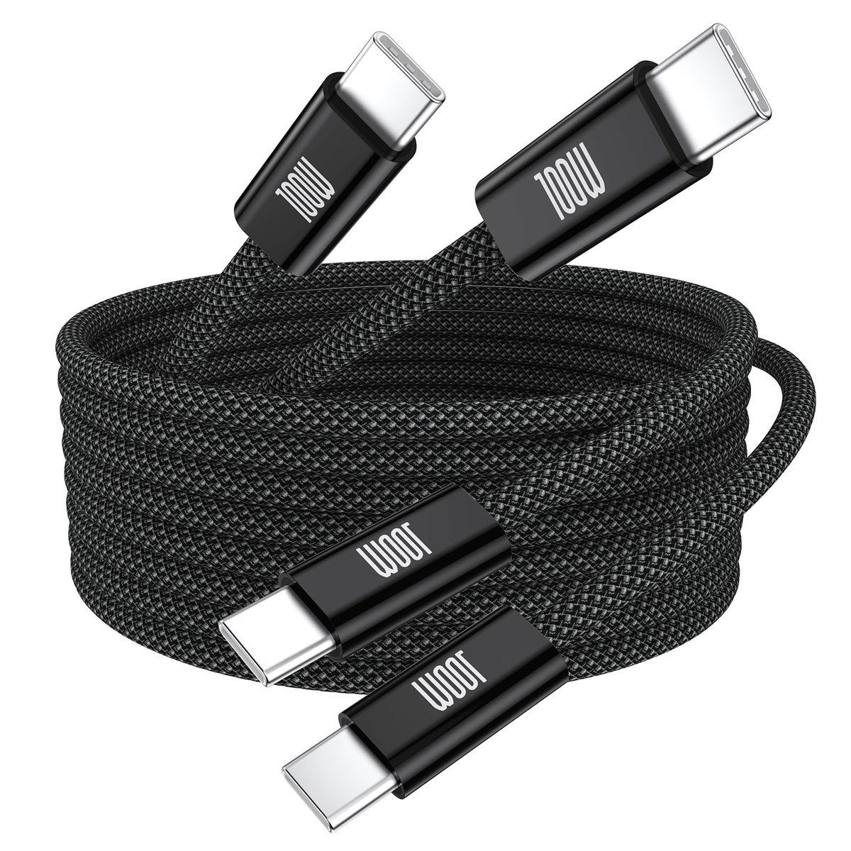 USB C to USB C Cable 3ft, 2-Pack 100W USBC to USBC Fast Charger Cord