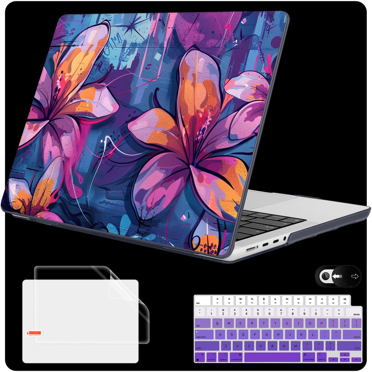 Mektron Case for 2026 M5 MacBook Pro 16 inch A3429 A3428 M4 A3403 A3186 M3 A2991 M2 A2780 M1 A2485 (2021-2025) Pro/Max with Liquid Retina XDR, Hard Shell Plastic Laptop Cover
