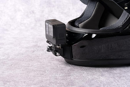 Flex Classic Flexible Adhesive Action Camera Mount for Motorcycle windscreens, MX Visor Peaks, Helmets, fairings, cowls, and More! Compatible with GoPro, Insta360, DJI, Sugru, and More