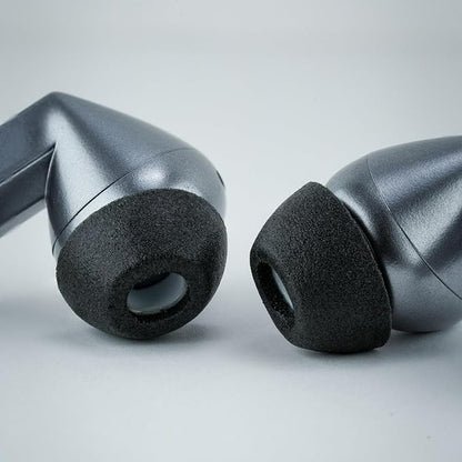 Comply TrueGrip MAX | Premium Memory Foam Replacement Earbud Tips for Samsung Galaxy Buds3 Pro | Long Lasting Comfort, MAX Durability, Secure Fit, Superior Noise Isolation| Black (Small) (3 Pairs)
