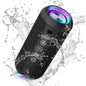 Ortizan Portable Bluetooth Speaker (1st Gen), IPX7 Waterproof, Wireless, Big Sound and Deep Bass, TWS Pairing, 30Hrs of Playtime, for Home/Party/Outdoor/Beach, Birthday Gifts for Men Women - Black