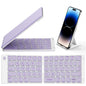 Samsers Ultra Slim Foldable Bluetooth Keyboard for Phone Tablet PC, Pink