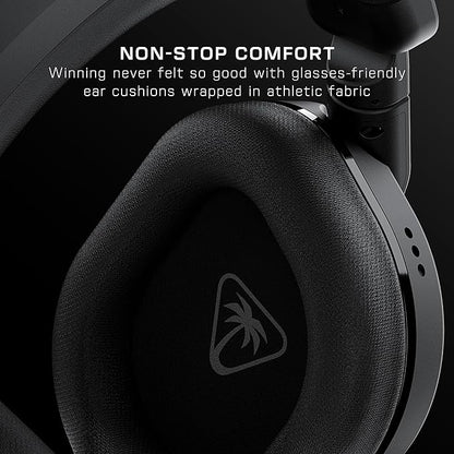 Turtle Beach Stealth 600 Wireless Multiplatform Amplified Gaming Headset for PC, PS5, PS4, & Mobile – Bluetooth, 80-Hr Battery, Noise-Cancelling Flip-to-Mute Mic, Waves 3D Audio –Black