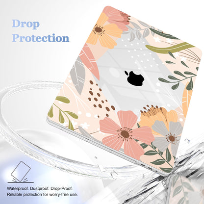 Lepeoac for MacBook Pro 16 inch Case 2019 2020 Release Model A2141, Plastic Hard Shell Cover with Keyboard Cover & Screen Protector for MacBook Pro 16 inch with Touch Bar & Touch ID - Floral P227