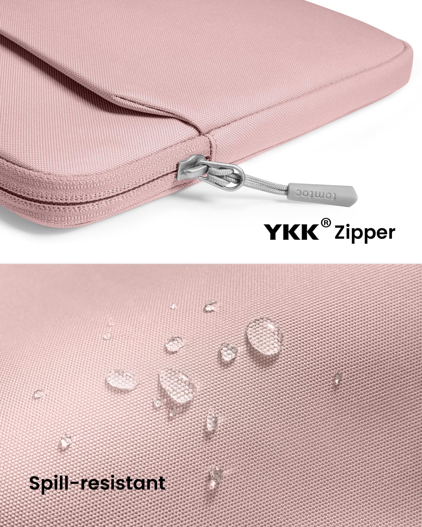 tomtoc Slim Laptop Sleeve for 15-inch 2026 New MacBook Air M5/A3448, M4/A3241, M3/M2, 15 Inch Microsoft Surface Laptop AI PC/7/6, Dell XPS 15 Plus, Recycled Water-Resistant Protective Case Bag