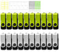 4GB USB Flash Drive 20 Pack Nicepcieten Zip Drive USB 2.0 Thumb Drive Bulk