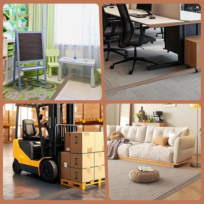 EYAYEN Floor Cord Cover for Wires on Floor Self Adhesive Cord Hider