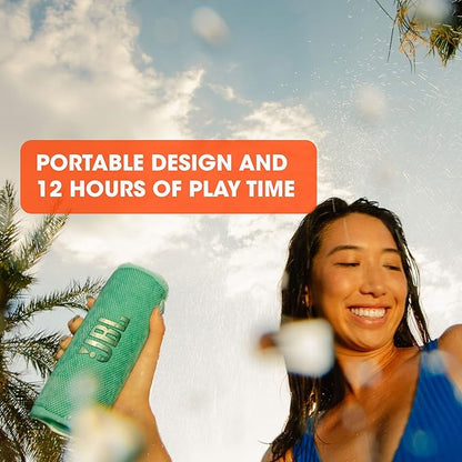 JBL Flip 6 - Portable Bluetooth Speaker, powerful sound and deep bass, IPX7 waterproof, 12 hours of playtime, JBL PartyBoost for multiple speaker pairing for home, outdoor and travel (Red)