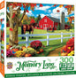 MasterPieces - 300 Piece Jigsaw Puzzle, Large EZ Grip Shapes, Rolling Pastures, Fun for Adults, Seniors, Family, Kids, Non-Glare Finish, 18"x24"