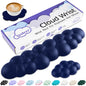 Sushret Cloud Wrist Rest Keyboard, Cloud Keyboard Wrist Pad Set with PU Leather Memory Foam, Cute Arm Rest for Palm Support, PC/Gaming Desk Accessories/Office Setup/Computer Hand Cushion - Purple