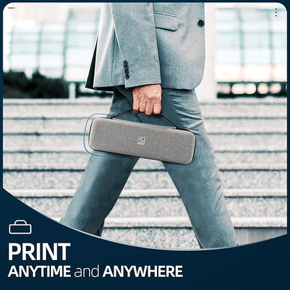 HPRT Portable Carry Case Compatible Pooolitech MT810 Portable Printers Waterproof Shockproof Scratch Resistant Compact Lightweight