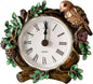 Decorative Mini Table Clock, Vintage Metal Silent Analog Quartz Battery Operated Table Top Clock for Living Room Decor Shelf