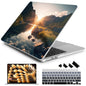 Batianda Case for MacBook Air 15" with M5 M4 M3 M2 Chip, Golden Lotus