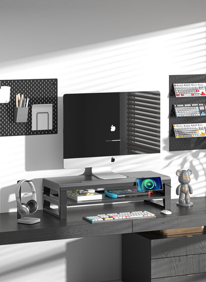 Computer monitor stand (USB Hub Fast Charging Version, Two-layer 550mm)