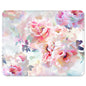 ITNRSIIET Mouse Pad with Stitched Edge Premium Textured Smooth Precise Operation Waterproof Washable Non-Slip Rubber Base Desktop Protection Mat, 10.2×8.3×0.12 inches, Rose Gold Leopard Print