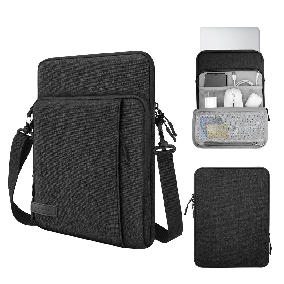 MoKo 13.3-14 Inch Laptop Sleeve Bag Carrying Case with Accessory Pocket