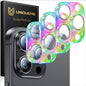 UniqueMe for iPhone 13 6.1"/13 Mini 5.4" Camera Lens Protector-Black Circle