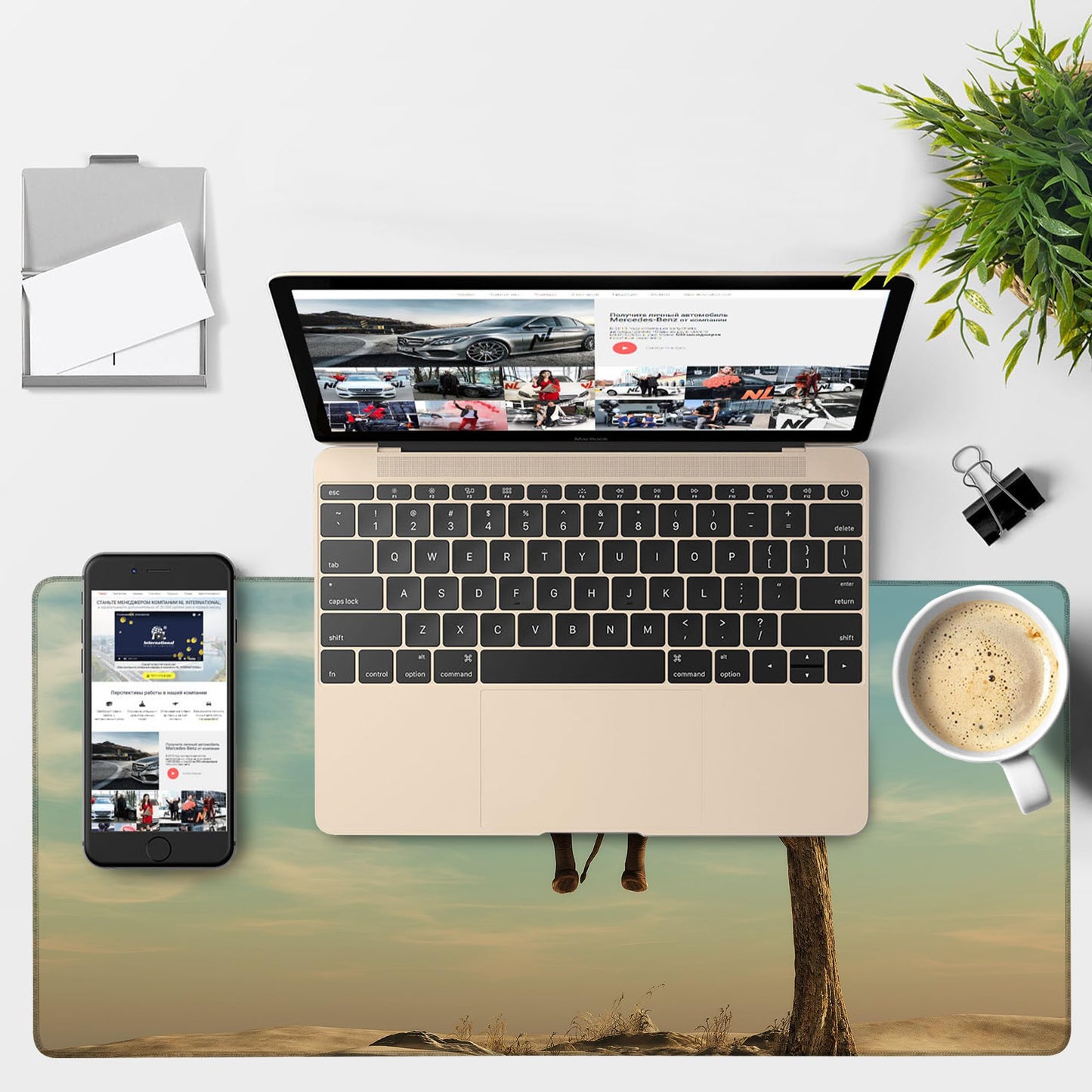 NITAHHHY A Elephant Gaming Mouse Pad 3mm Thick Stitched Edge Waterproof Non-Slip Large Computer Keyboard Mouse Mat,Suitable for Office Entertainment Decorative Desk Pad 35.4 x 15.7 Inches