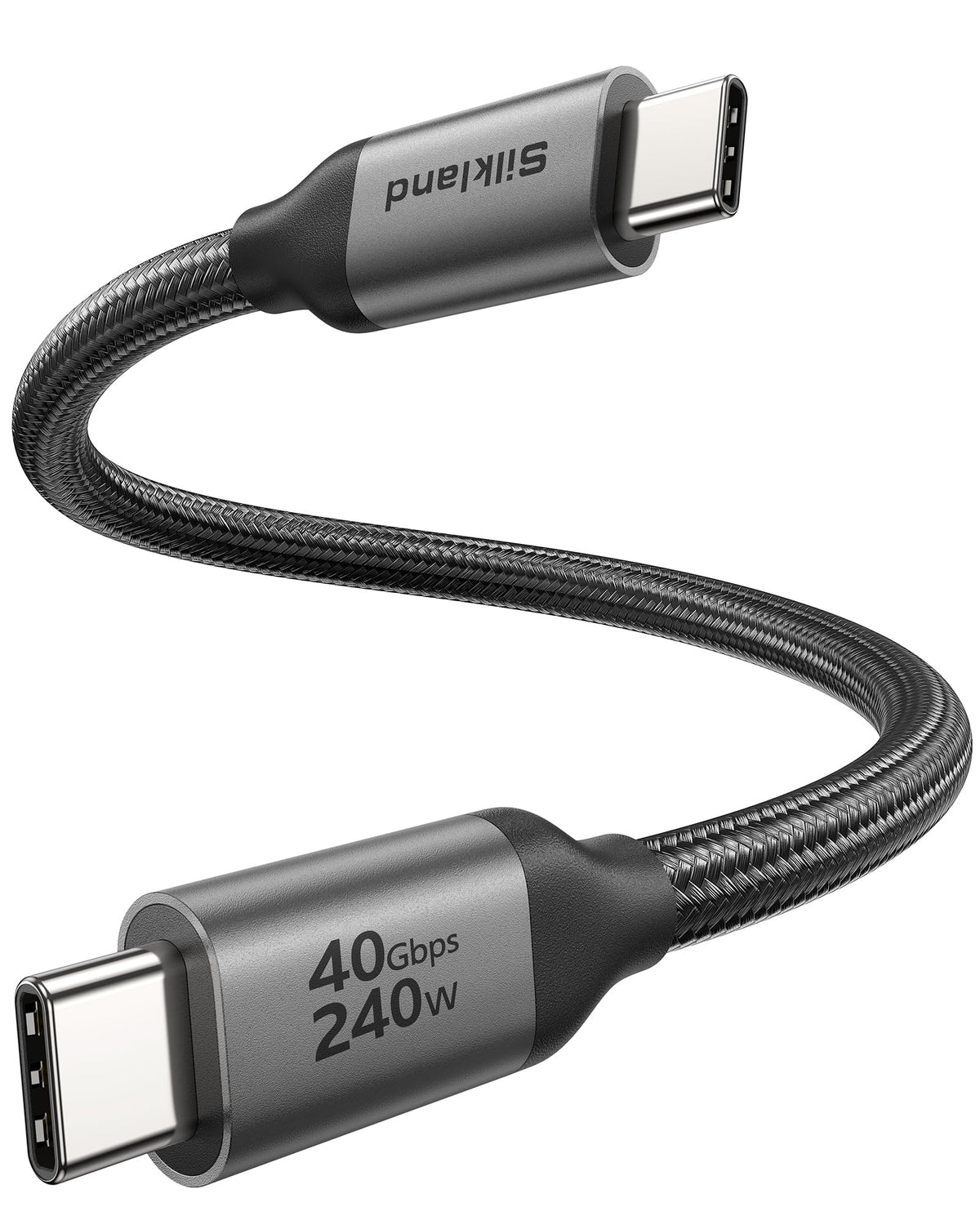 Silkland 40Gbps USB 4 for Thunderbolt 4 Cable 10FT, 8K/Dual 4K, 240W PD3.1