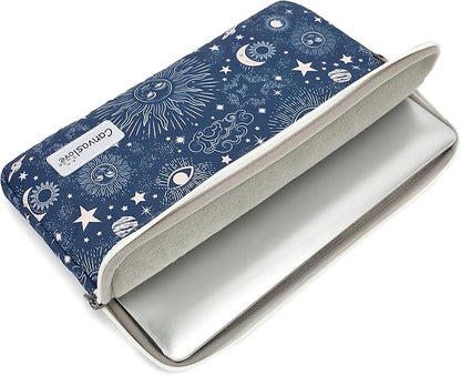 Canvaslove Laptop Sleeve Case Cover with Pocket for MacBook Pro 14 inch and 14 inch-14.4 inch HP, Lenovo, Dell, ASUS, Acer Notebook Computer（Sol De Mayo）