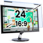 VINTEZ Blue Light Screen Protector for 24 Inch Computer Monitor and Laptop – Anti-UV Blue Light Blocking Film for Desktop PC, Eye Protection Filter, 21.2" x 12.6", 1 Pack