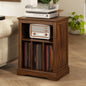 RowyPoey Farmhouse Record Player Stand, Vinyl Storage Turntable Stand